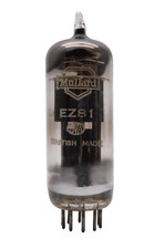 Rare Mullard GEC EZ81 U709 Welded Plate Rectifier Valve Tube Used (V5)