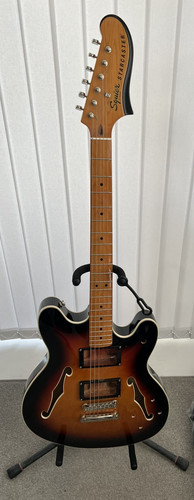 Squier starcaster guitar - starcaster, w/