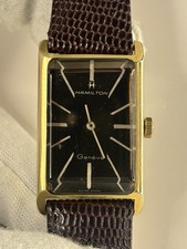 HAMILTON Geneve Vintage 1970’s Men’s Manual Gold Dress Watch