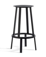HAY Revolver Bar Stool, Black RRP £255