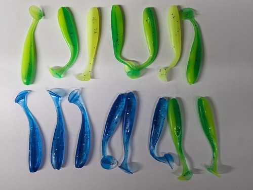 Silicone tail lures - silicone, soft