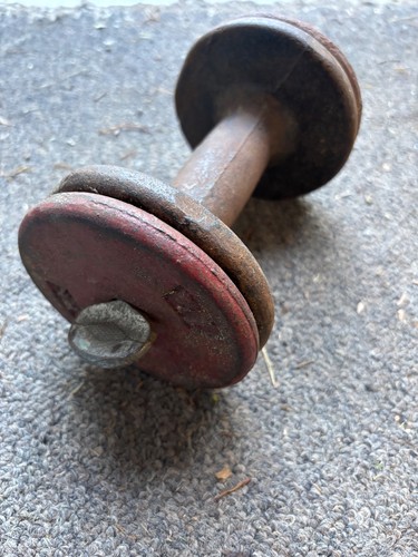 Vintage york barbell single - vintage,