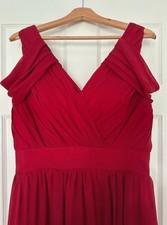 Immaculate Red Bridesmaids Dress