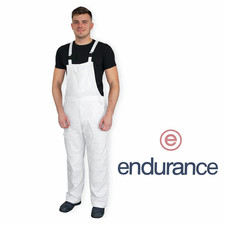 Endurance White Polycotton Bib