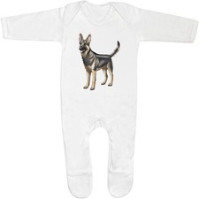'Cute German Shepherd' Baby Romper Jumpsuits / Sleep suits (SS047470)