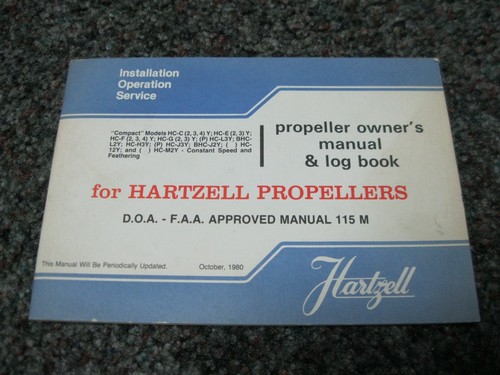 New hartzell propeller owners - new,