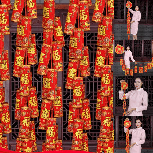 Velvet chinese firecrackers - chinese,