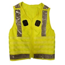 Yaffy Molle Tactical Vest Utility Hi Vis Security Ex Police Model 1016 Grade B
