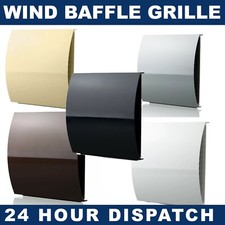 External Wall Wind Baffle Vent Cover Draft Excluding Air Ventilation 4" 5" 6"