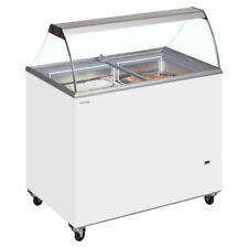 SMALL SCOOP ICE CREAM FREEZER NAPOLI  7 TUB DISPLAY & CANOPY SC RANGE £900 +VAT