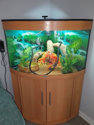 90l juwel corner tank with - juwel,