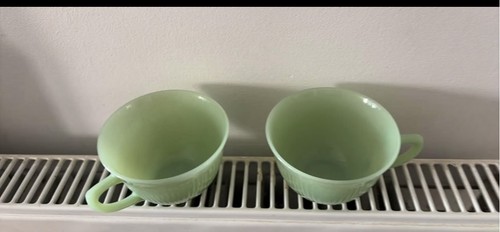 Vintage jadeite green milk - 2,