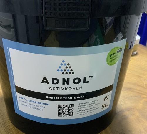 Adnol activated carbon pellets - activated,