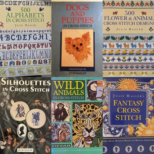 Julie hasler cross - stitch, dogs