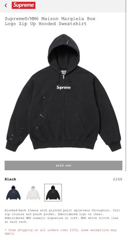 Supreme mm6 maison - maison, margiela