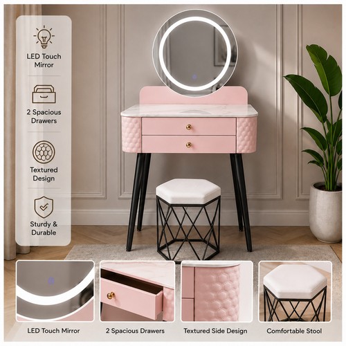 Luxury dressing table with - dressing, led