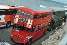 London Transport RM1691 691 DYE AEC Routemaster Colour Bus Photo 6" x 4"