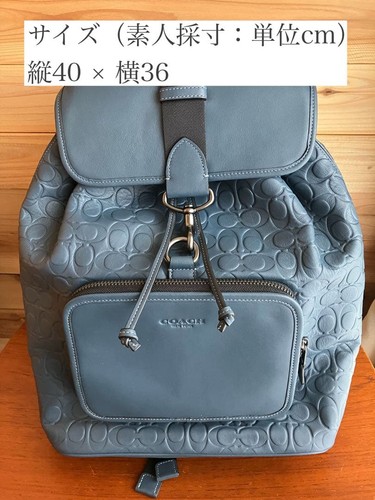 Coach backpack blue - coach, gray