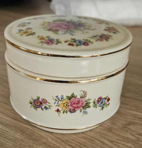 White ceramic pottery floral - white, ceramic/pottery