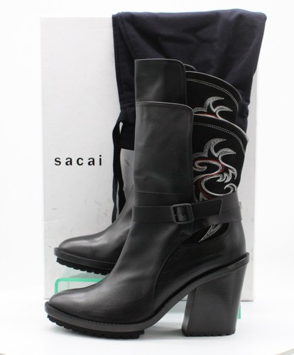 Sacai cowhide leather biker - sacai,