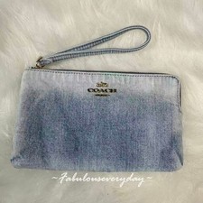 Coach Large Corner Zip
