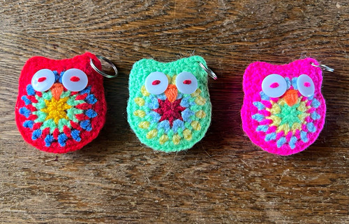 Handcrafted crochet owl - crochet,
