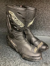 RST Motorbike Motorcycle Tractech Boots Size UK 8 Waterproof
