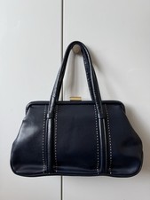 Vintage Navy Bag. Manchester