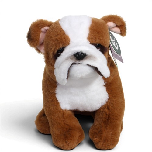 British bulldog puppy plush - british,