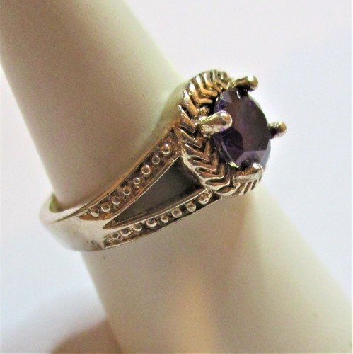 Sterling silver amethyst - sterling,