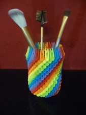 3D Origami Pen/Brush Holder
