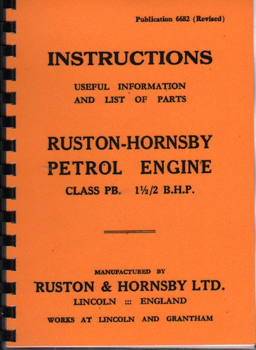 Ruston hornsby class petrol - ruston-hornsby, pb