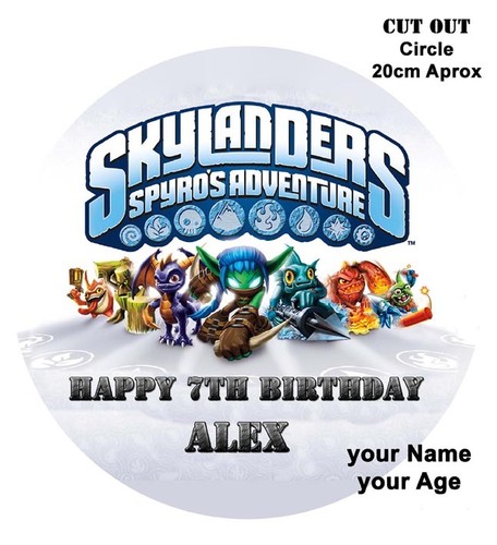 Skylanders happy birthday cake - skylanders,