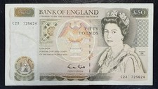 Old Fifty £50 Pound Note Excellent Condition