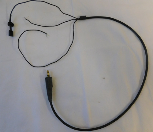 Raf flying helmet down lead - ex,