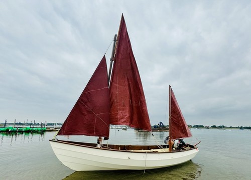 19ft wooden drascombe lugger - wooden,