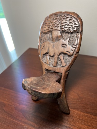 African tribal folk art carved - tribal,