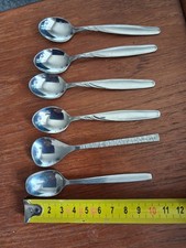 6 Coffee Spoons, 4 Swedish