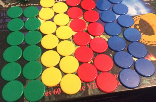 Game counters 2cm tokens - game,