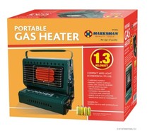PORTABLE HEATER DOUBLE GAS