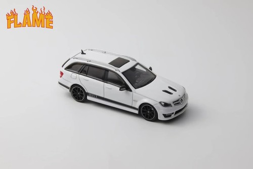 Flame mercedes benz c63 amg - c63,