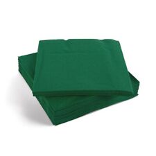 Green 40cm 3ply Napkins - Pack