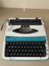 Smith Corona Zephyr 2 Vintage Portable Typewriter Fully Working With Case