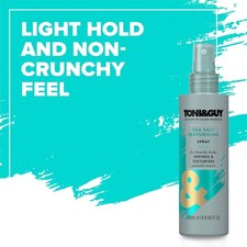 New Toni & Guy Sea Salt Texturizing Hair Spray 200ml
