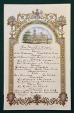 Antique Victorian Royal Dinner