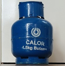 Calor 4.5kg Butane Gas Bottle Approx 3rd Full With Regulator