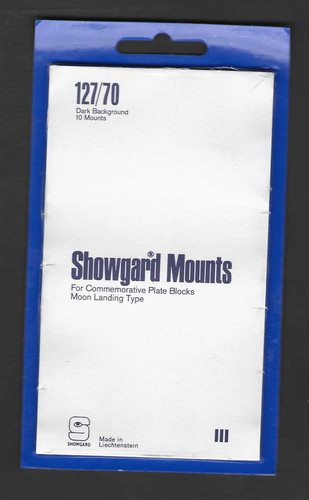 Showgard stamp mounts 127 - showgard,