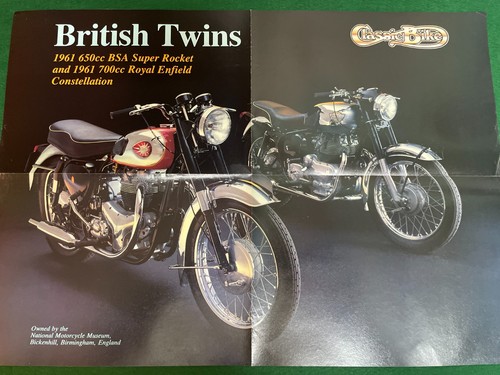 British twins bsa super - twins,