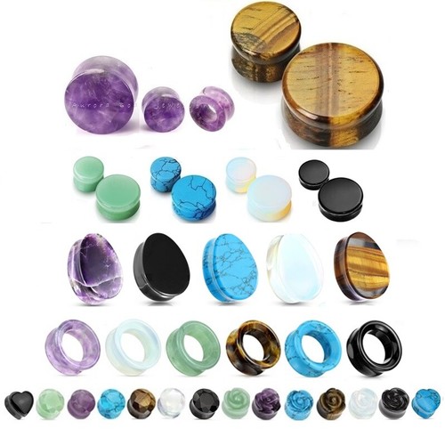 Semi precious stone - ear,