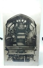 Cab of LNER High Pressure Compound Express Locomotive no 10000 Vintage Postcard